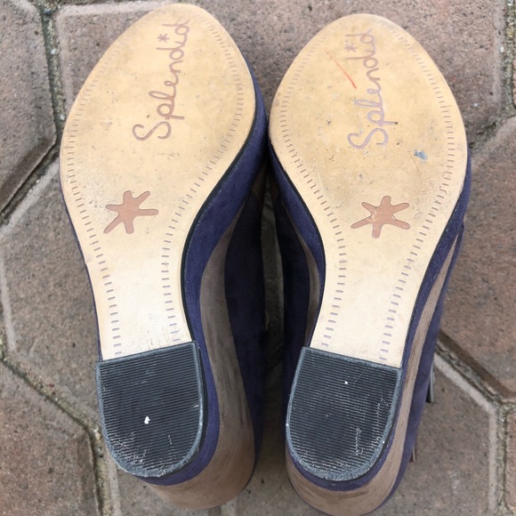 Splendid Larabee Colorblock Suede Wedge - Picture 6 of 8